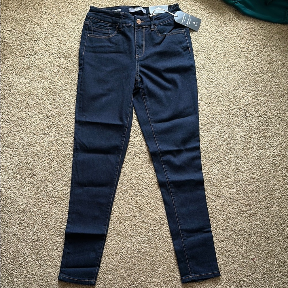 The Limited Blue Skinny Jeans High-Rise Stretch